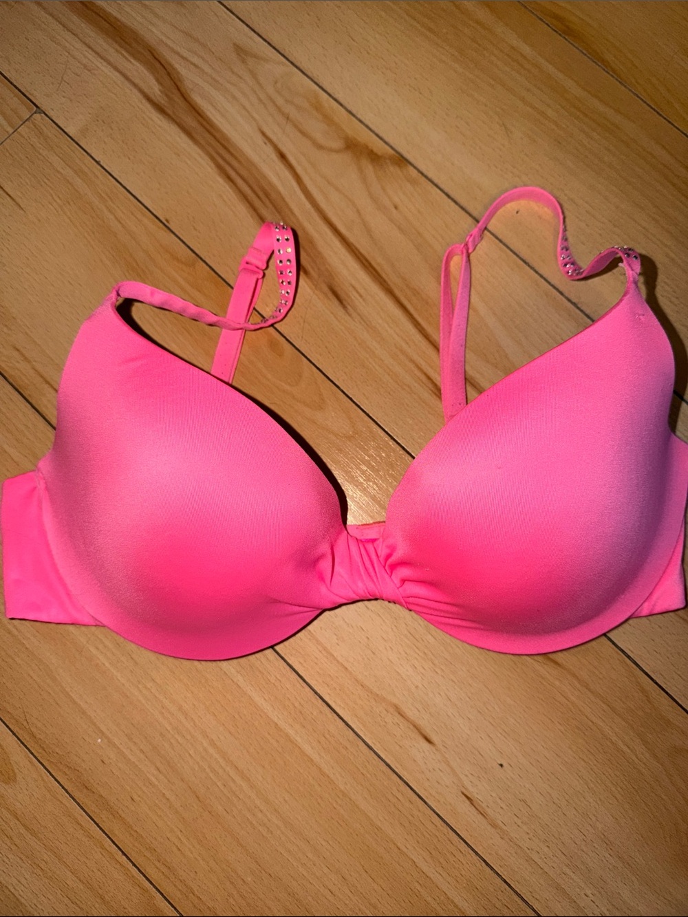 La SENZA Neon Pink Push-Up Bra
